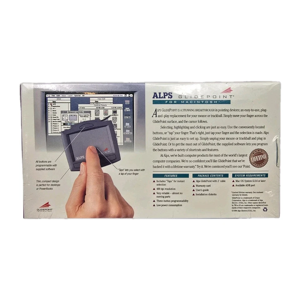 Alps Glidepoint Touchpad for Macintosh Brand New Sealed - Image 2 of 4