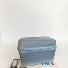 Hard Camera Case Blue Nylon Padded w/ Divider Insert Mesh Accessory Pocket