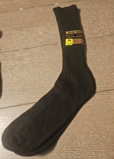  1 Pair NOS Kmart Men 10-13 Dark Charcoal Crew Socks Super Value. Pre Bar Code