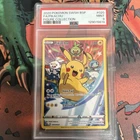 PSA 9 PIKACHU #SWSH020 Full Art Figure Collection Promo - 2020 Sword & Shield