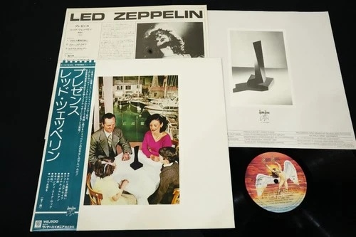 LED ZEPPELIN - PRESENCE - JAPAN VINYL LP OBI GATEFOLD P-10160N