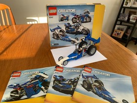 LEGO 6747 Creator 3 in 1, Race Rider. 100% Complete with Box & Manuals 2008