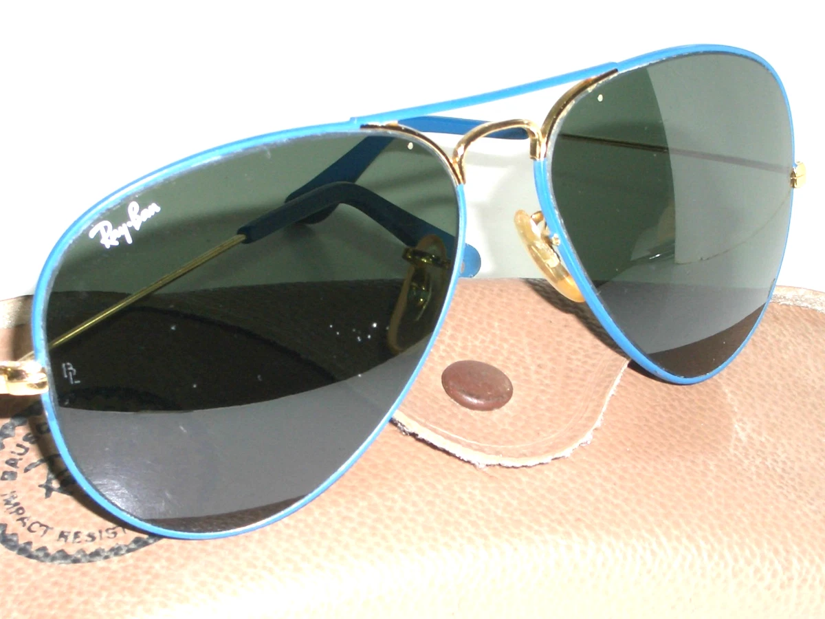 Ray-Ban Blue Aviator Sunglasses for Men for sale - eBay