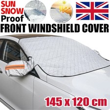 Heavy Duty Car Windscreen Cover Ice Frost Snow Windshield Protector Sun Shade UK