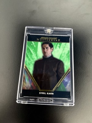 Topps Star Wars 2024 Masterwork 37/99 Syril Karn 63