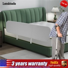 Foldable 59 inch Extra Long Toddler Bed Rail Guard for Kids Elderly Adjustable