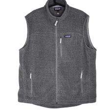 Patagonia Mens XL Synchilla Gray Fleece Vest M1085