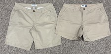 Lot Of 2 Excellent Used Condition Old Navy Womens Tan Shorts Sz 10