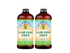 Lily of the Desert Aloe Vera Juice - Inner Fillet  32 fl.oz (2 PACK)
