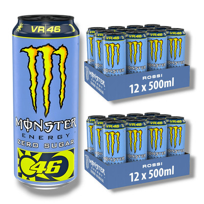 Monster Energy VR46 Zero Sugar 24 x 0,5l  Valentino Rossi Edition