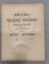 Luigi Legnani Op 222 Cahier No. 2 Guitar Sheet Music Classical Italian Vintage