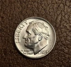 1958 ROOSEVELT DIME Coin  condition VERY GOOD (see photos) #2