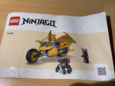 LEGO  NINJAGO  Set 71768- Jays Golddrachen-Motorrad Komplett Kristal TOP