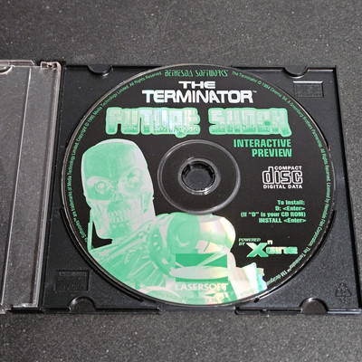 The Terminator: Future Shock Interactive Preview Demo PC CD disc only