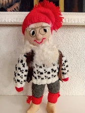 Large Handmade Scandinavian Vintage Christmas Gnome Doll Tomte Elf Swedish Gift
