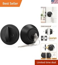 High Security Single Cylinder Deadbolt - Perfect for Interior Exterior Doors