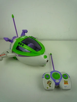 DISNEY PIXAR TOY STORY BUZZ LIGHTYEAR REMOTE CONTROL SPACESHIP / NO MISSILE - Image 1 of 4