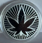 Cannabis 420   1 oz .999 silver  Medal Bullion Lot #050