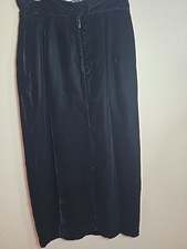 Herman Geist Skirt Black Velvet Size 10