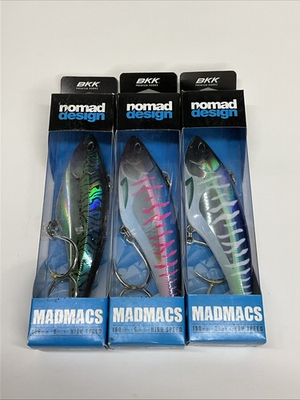 #ad Nomad Madmacs 160mm Lot of 3 SM PM SGM $99.67