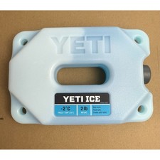 Yeti Ice 2 Lb Refreezable Reusable Ice Pack Brick 8"x5" Non Toxic Food Safe New