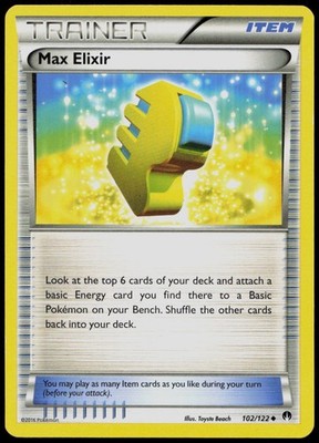 Max Elixir 102/122 XY - BREAKpoint Non-Holo Pokemon TCG