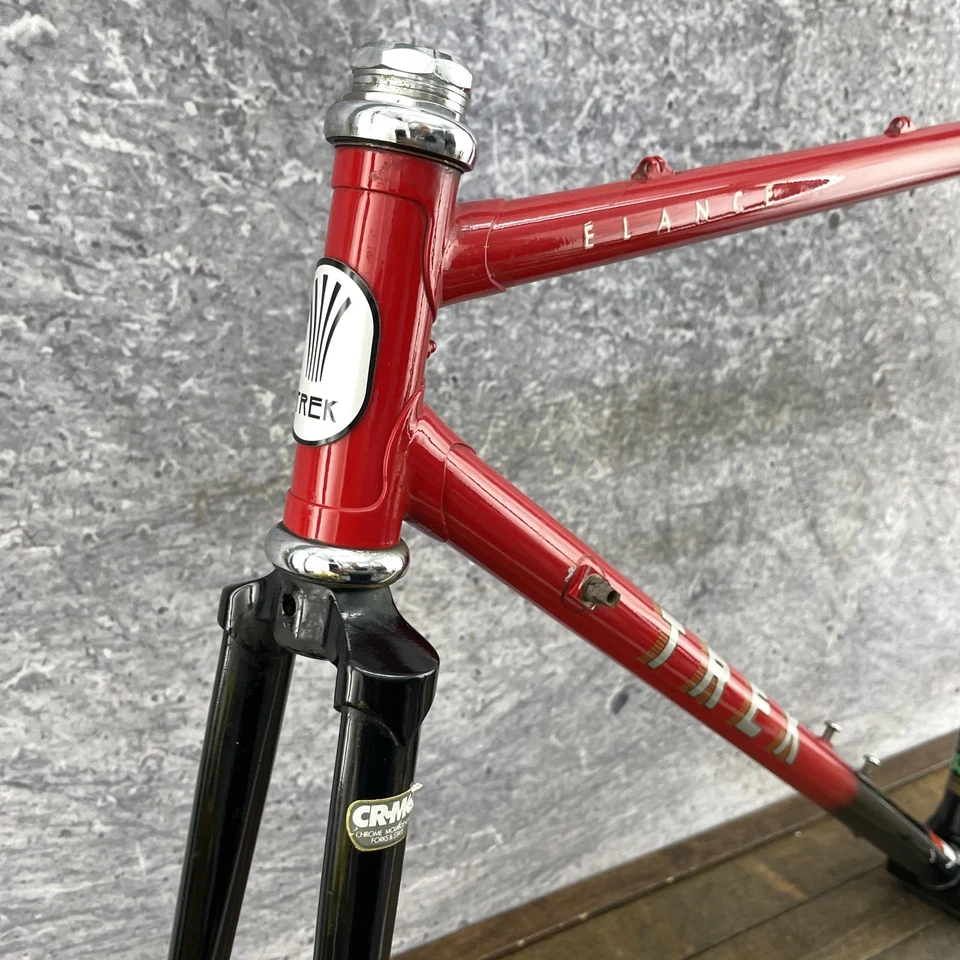 Cuadro de bicicleta de carretera Trek Elance de colección 52 cm Reynolds 531 hecho en acero EE. UU. 700c 126 Foto 2 de 4