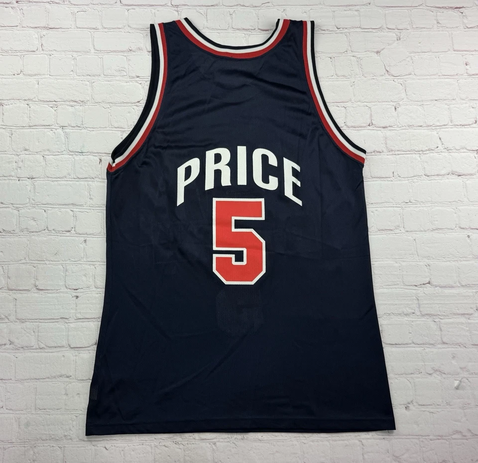 RARE Vintage 90’s Mark Price Champion Jersey Team USA Dream Team - 44 L - MINT! - Image 2 of 4