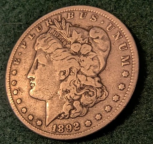 1892-S Morgan Silver Dollar - "KEY DATE" - Looks Good