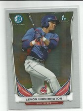 LeVon Washington Cleveland 2014 Bowman Chrome Baseball