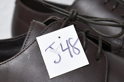COLE HAAN C10697 Brown Leather Casual Laced Up Dress Oxfords  display picture 1