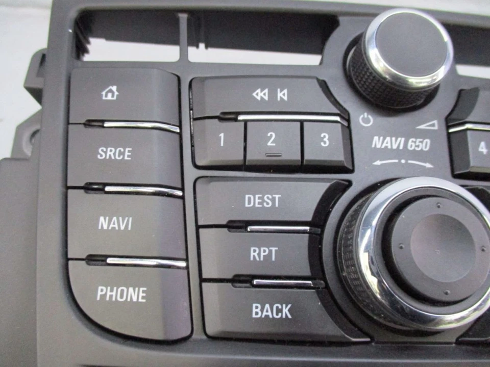 Radio Bedienschalter Bedienfeld Navi 650 für OPEL MERIVA B S10 1.6 CDTI 13409862 - Bild 4 von 4