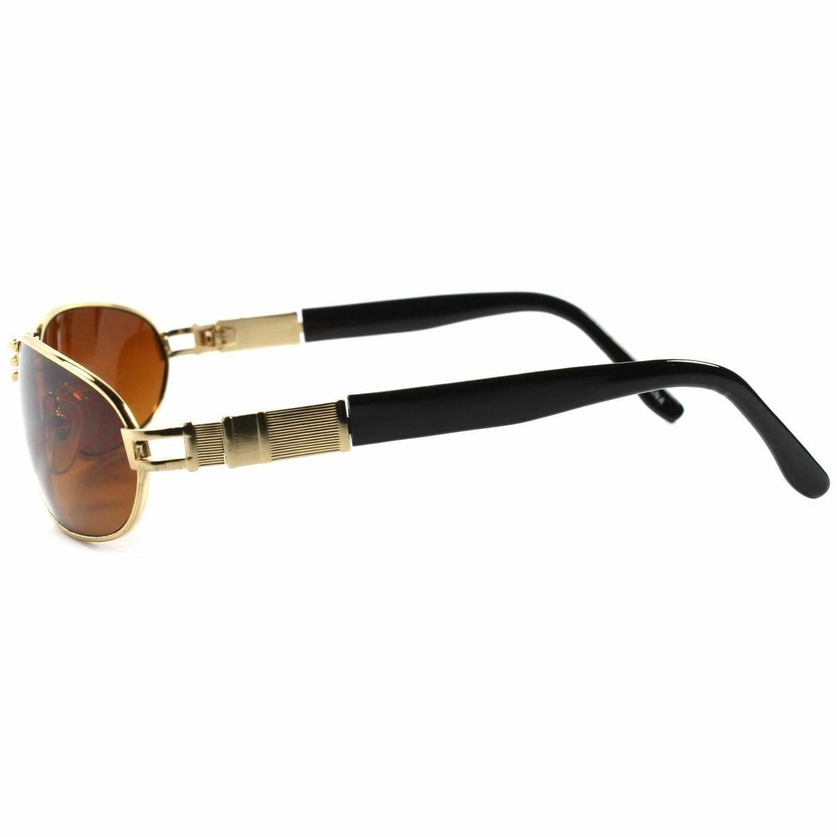 Indie Fashion Amber Lens Classic True Vintage Gold Oval  display picture 2