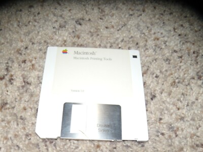Macintosh Printing Tools Version 1.0 on 3.5'' disk .  Tested