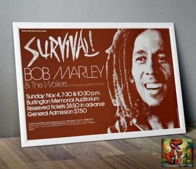 Bob Marley & The Wailers Betty Wright Survival Tour Foto/Poster bis 36 Zoll