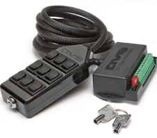AVS 9-Rocker Switch Box | Black Air Ride Suspension Controller for Bags/Valves