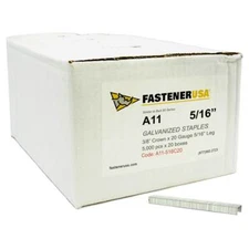 5/16" LEG x 20GA GALV A11/T50 STAPLES 100,000ct | A11-516C20