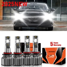 LED Headlight Bulb Kit High Low Beam Super Bright For Hyundai Elantra 2019-2023