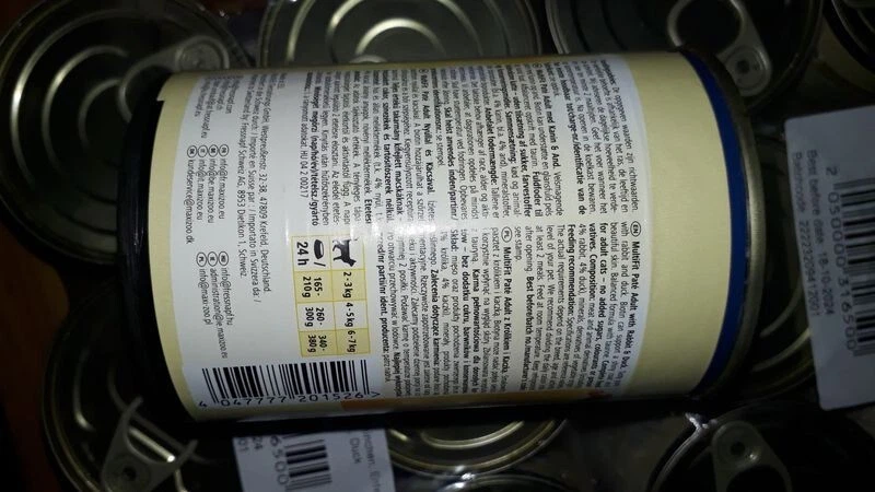 Multifit 12x400g Dose VPE Pastete Kaninchen & Ente - Bild 3 von 3