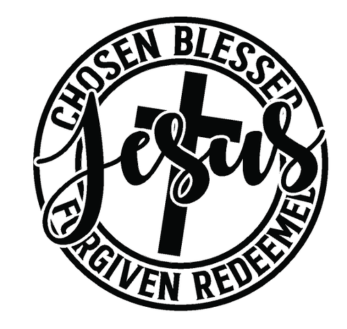 Chosen John 3:16 Team Jesus Religious Bible Verse VINYL WINDOW STICKER DECAL - Bild 1 von 2