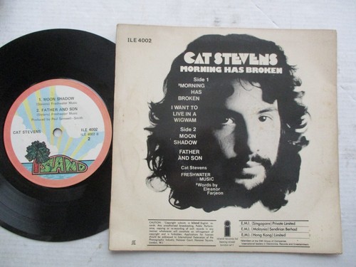 CAT STEVENS - Morning has broken - Rare SINGAPORE release EP - Picture 2 of 2