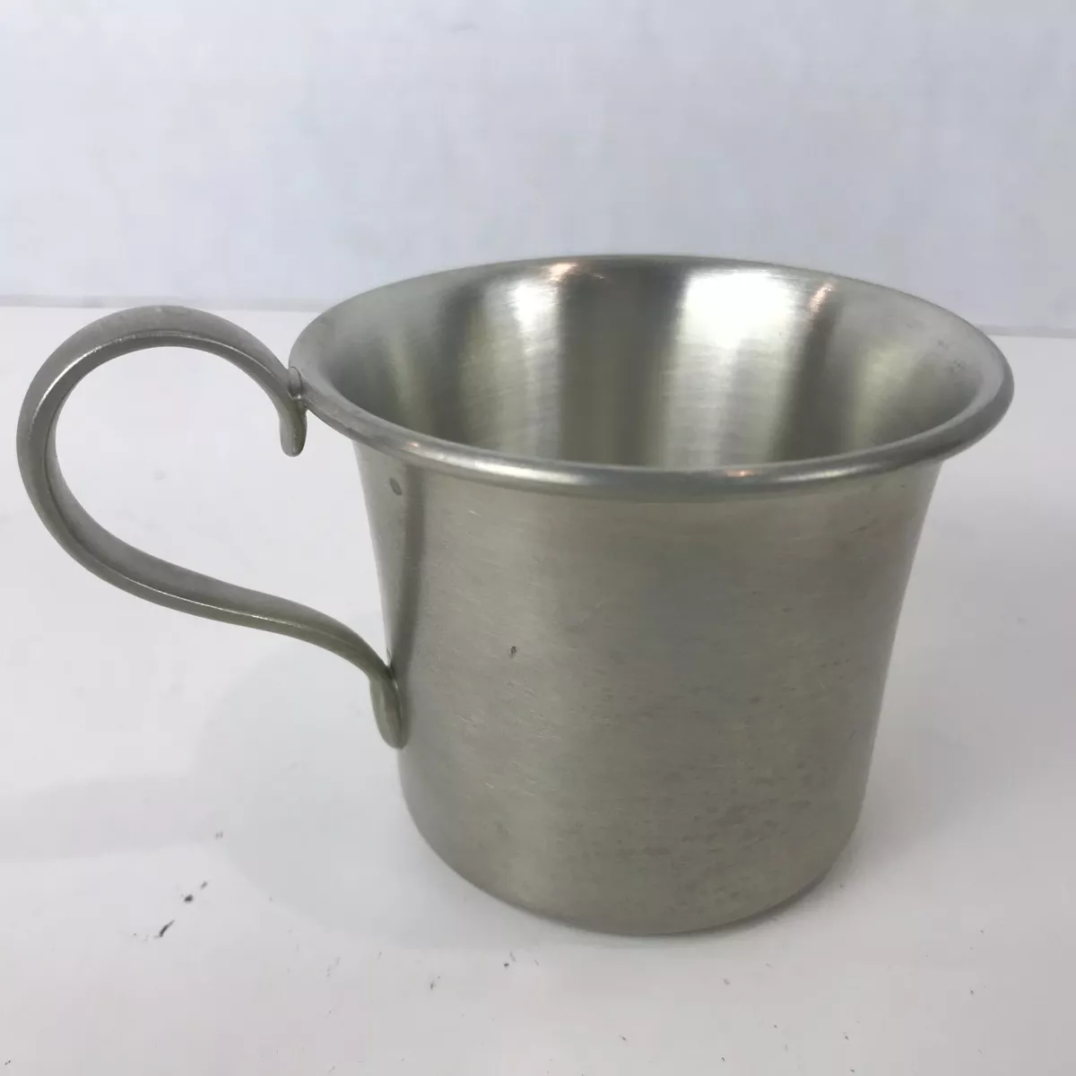 Pewter baby cup sale