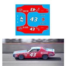 43 Richard Petty STP Charger 1973 1/64 scale decal AFX Tyco Lifelike Autoworld