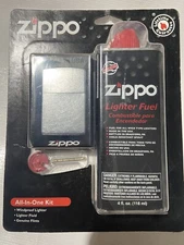 Zippo Lighters Fuel Fluid Windproof Lighter All-In-One Kit & Accessories Flint