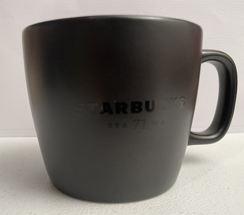 2018 Starbucks SEA 71 WA 12oz. Ceramic Coffee/Tea Mug Matte DARK BROWN - Picture 8 of 10