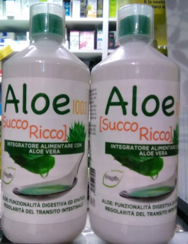 PHARMALIFE RESEARCH SRL Aloe Vera succo 100% Pharmalife 1 litro + 1 litro IN OMAGGIO PROMO LIMITATA