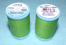 Coats and Clark Quilting & Piecing Thread, 250 yds Lime Green (6840)