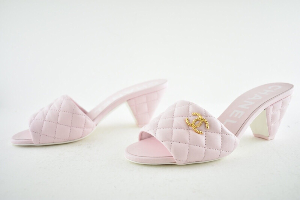 CHANEL パンプス ピンク Chanel pink suede loafers 38 | eBay