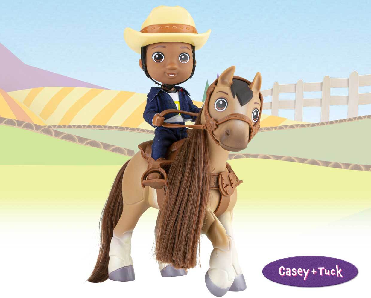 Breyer NEW * Casey and Tuck * Toy Horse and Doll Set Piper's Pony Tales