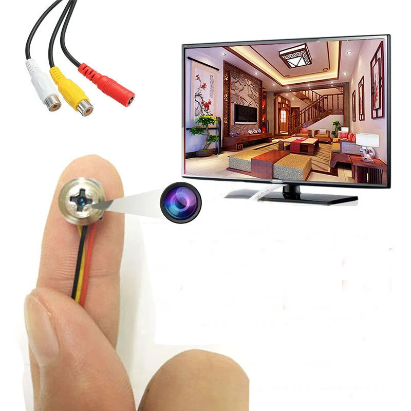 With Power 1200TVL HD Screw DIY smallest mini micro Tiny pocket Video camera cam - Image 2 of 4